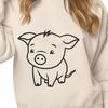 Stunning Piglet In SVG, PNG, PDF And DXF File Formats - Free