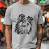 Stunning Shetland Sheepdog - PNG For Commercial Use