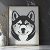 Free Unique Shiba Inu Printable Image DXF - Commercial Use