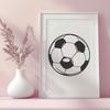 Artistic Soccer Ball DXF - Free Commercial Use Download