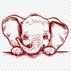 Unique Safari Animal Drawing - Free SVG Download