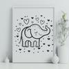 Unique Elephant Vector Craft File In PDF For Free Download