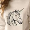 Stunning Unicorn In PDF Free Commercial Use Download