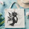 Fairy Tale Character SVG Design A whimsical depiction of a mythical creature from fairy tale folklore.