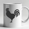 Beautiful Chicken In DXF - For Free Download, Commercial Use