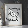 Artistic Pig - PDF For Commercial Use