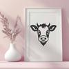 Stunning Cow - Sublimation PNG