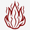 Free Beautiful Fire Vector Art