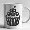 Free Cupcake In DXF Free Commercial Use Download