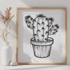 Desert Plant In PDF Format - Free Commercial Use License