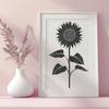 Stunning Sunflower Clip Art