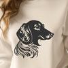 Beautiful Dachshund In PDF And PNG