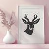 Unique Deer - Vinyl SVG Free Download