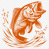 Free Beautiful Fish Digital Drawing