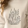 Beautiful Flames In DXF For Free Download