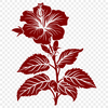 Stunning Hibiscus In DXF Format - Free Download