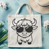 Creative Highland Cow In PNG - For Free Download, Commercial Use