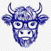 Cow Illustration In SVG, PNG, PDF And DXF File Formats