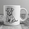 Beautiful Miniature Schnauzer - Cricut DXF