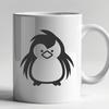 Cute Penguin - DXF Format