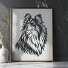 Unique Shetland Sheepdog - Animal SVG