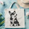 Beautiful Welsh Corgi DXF - For Craft Project