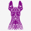 Artistic Great Dane Digital Art - Free PNG