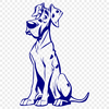 Beautiful Dog Vector Image In DXF For Free Download