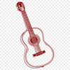 Unique Guitar Vector Illustration