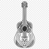 Guitar Template In PNG & SVG - Free Digital Download