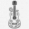 Creative Guitar Vector Image - Free PDF