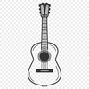 Guitar Vector Craft File In SVG, PNG, PDF And DXF File Formats