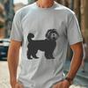 Creative Standing Havanese Vector Drawing