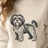 Stunning Standing Havanese - PNG Digital File