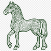 Horse Decal In SVG, PNG, PDF And DXF Formats