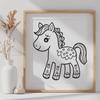 Beautiful Horse Printable Artwork - Free SVG Download