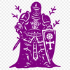 Unique Knight Vector Illustration DXF - Free Download