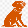 Creative Sitting Labrador Retriever PNG