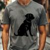 Artistic Sitting Labrador Retriever - SVG Digital File