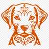 Artistic Labrador Retriever SVG - For Sublimation Project