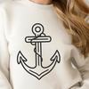 Free Anchor - Sublimation PNG