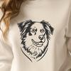 Beautiful Australian Shepherd - Sublimation PNG