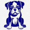 Dog Vector Illustration In SVG, PNG, PDF And DXF Formats