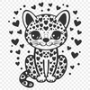 Big Cat Vector Craft File In SVG, PNG, PDF And DXF File Formats