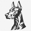 Unique Dog Artwork SVG - Free Download