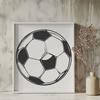 Free Beautiful Soccer Ball - Free PDF Download, Commercial Use