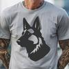 Artistic German Shepherd In PDF And PNG