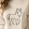 Creative Horse Digital Artwork - Free DXF