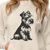 Unique Miniature Schnauzer - Glowforge SVG Free Download