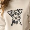 Stunning Miniature Schnauzer Illustration